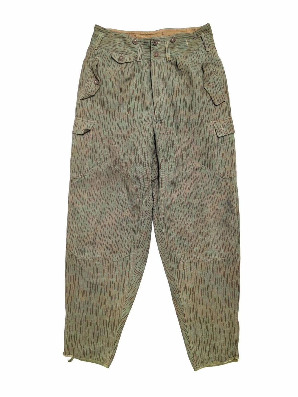 Rare Czech Army M60 / Vz60 Rain Drop Camo Trousers - 34x32